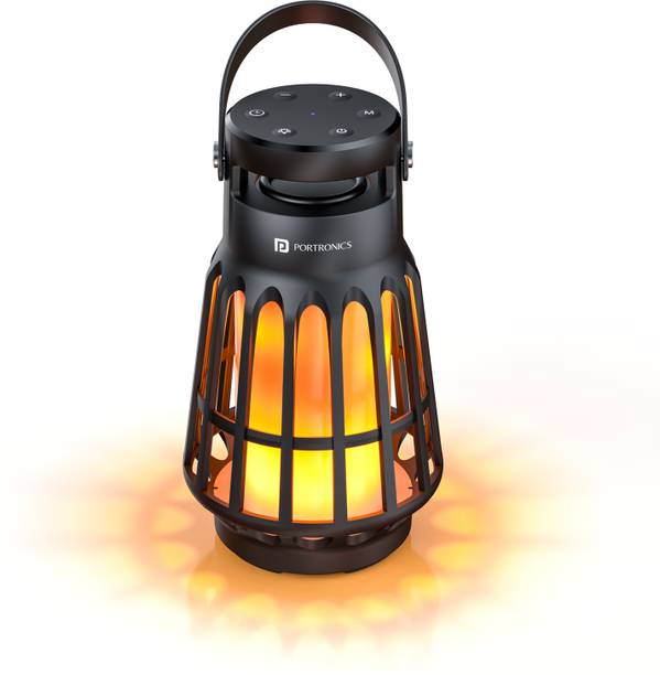 Portronics With In-Built White , Fire Flame Light 15 W Bluetooth Speaker