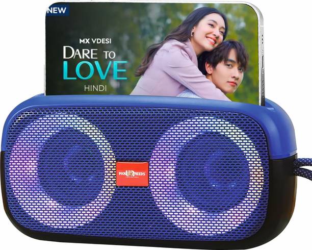 Pick Ur Needs Portable Wireless Speaker With RGB Dimmable Light USB/AUX/TF Card 6 Hrs Playtime 10 W Bluetooth Speaker