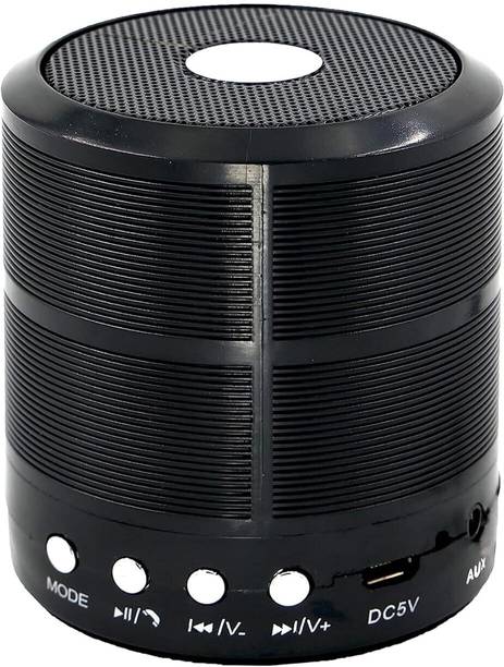 TECORE Mini Bluetooth Speaker WS 887 & FM Radio USB Pen Drive Slot and Memory Card Slot 5 W Bluetooth Speaker