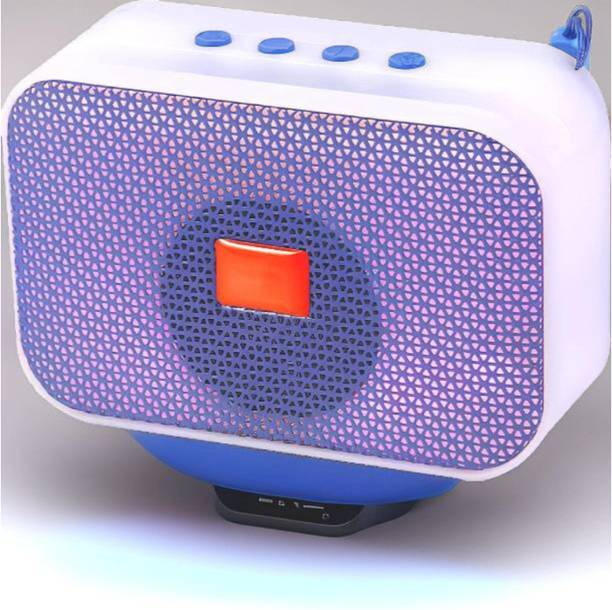 GDS Wireless Bluetooth Speaker with Colorful LED Lights and Powerful Stereo Bass 5 W Bluetooth Speaker