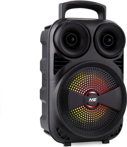MZ M57VP KARAOKE PORTABLE SPEAKER Dynamic Thunder Sound With Karaoke Mic 10 W Bluetooth Speaker