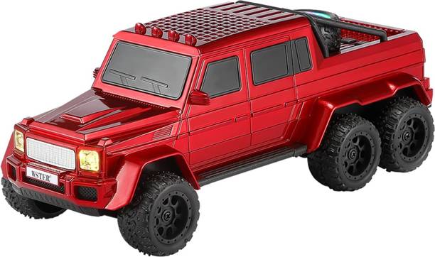 WOOS Portable Bluetooth Wireless Speakers, Fashion Cool Car Style, RGB Lights 12 W Bluetooth Speaker