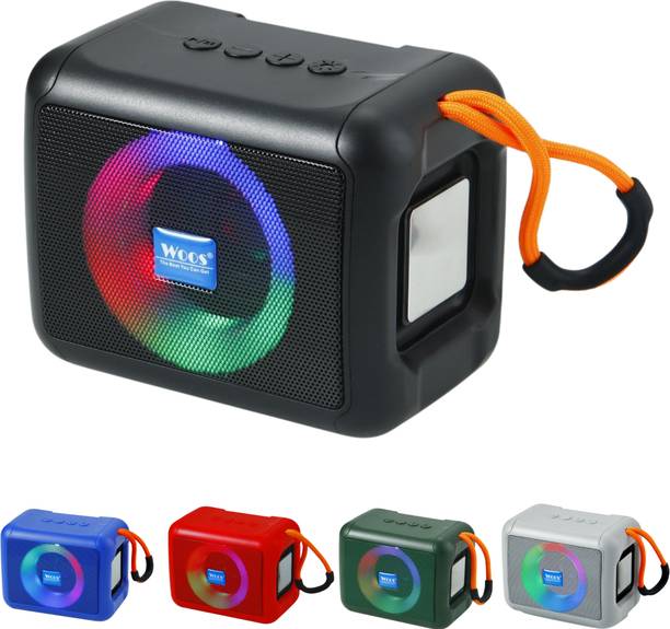 WOOS Bluetooth Portable Speaker Loud Stereo Sound, Rich Bass, Wireless Speaker 5 W Bluetooth Speaker