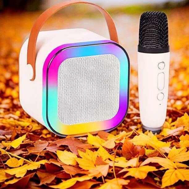 BazaarNest Karaoke Speaker K12: Party POP Wireless Bluetooth Speaker with Mic, RGB 53 10 W Bluetooth Speaker