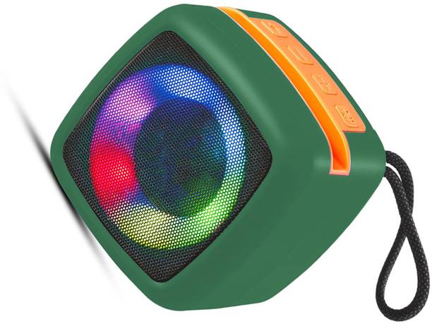 XVEP Wireless Bluetooth Speakers With Disco RGB Light TF Card / USB Device Supported 5 W Bluetooth Speaker