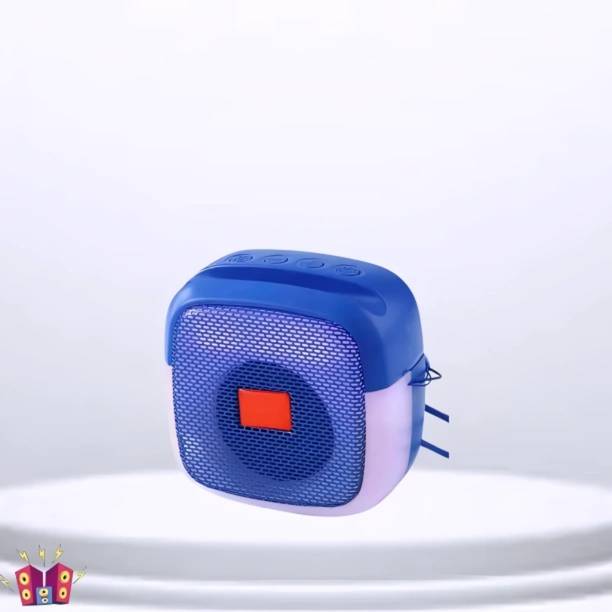 house of common Mini Party Boombox Powerful Bass with Strobe Light Display_MT 5 W Bluetooth Speaker