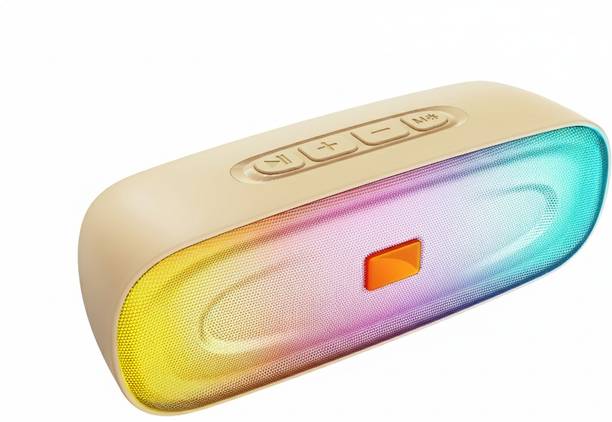 Primate Portable Bluetooth Party Speaker with RGB Lights & Powerful Deep Bass 5 W Bluetooth Speaker