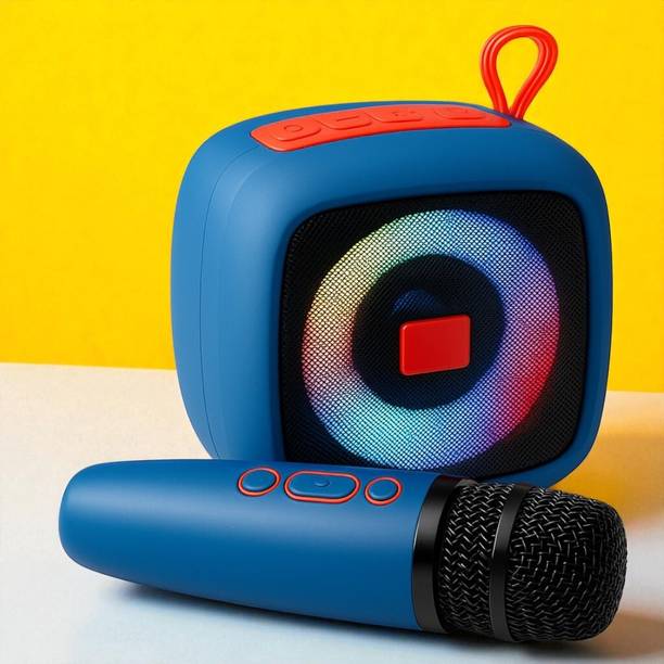 3BAAN X405 Bluetooth Singing Microphone with Built-in Speaker – Party-Ready Mic 5 W Bluetooth Speaker