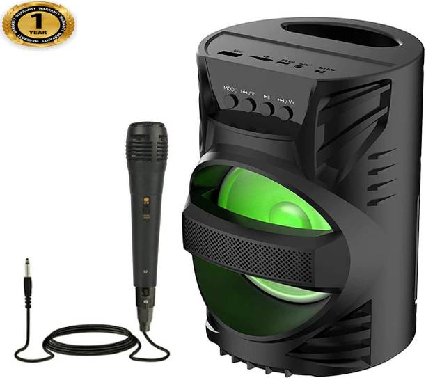 Worricow Wireless Multimedia Ultra BASS Splash Proof Portable, Wireless Speaker Support 10 W Bluetooth Speaker