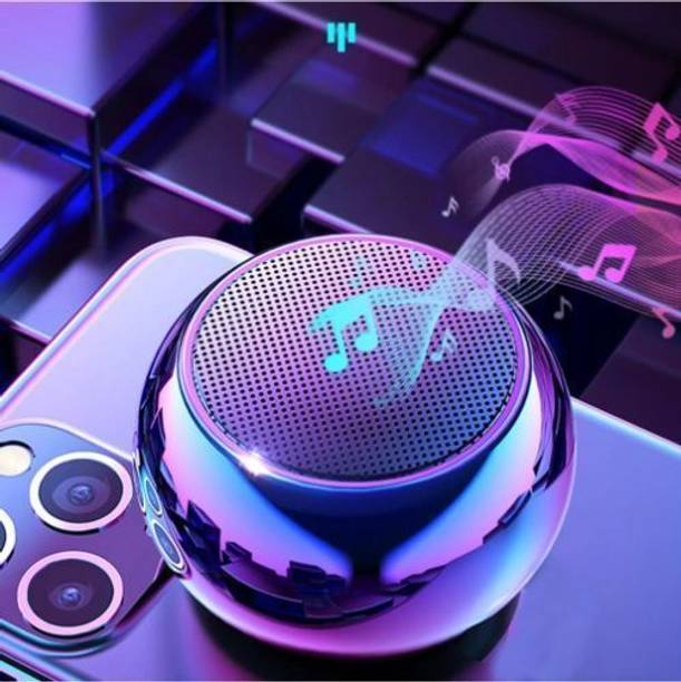 GLowcent M3 PLUS WIRELESS SMALL BLUETOOTH SPEAKER WITH BIG SOUND METAL SHINE BODY L28 48 W Bluetooth Speaker