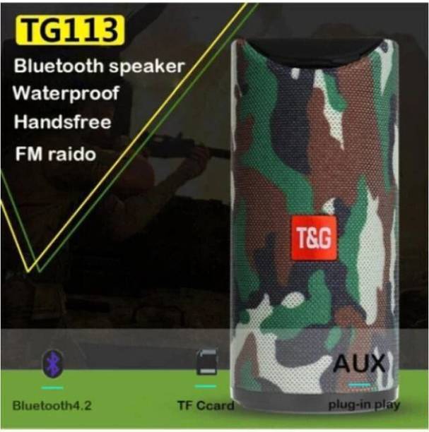 SANNO WORLD AO_Portable Speaker TG-113 Splash-proof Speaker Compatible with All Mobiles 9 W Bluetooth Speaker