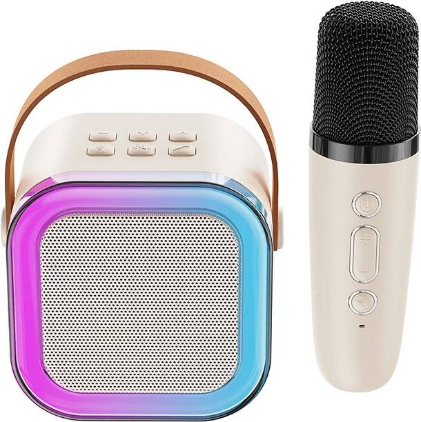 CHG Mini Karaoke Machine for Kids with Wireless Microphone 5 W Bluetooth Speaker