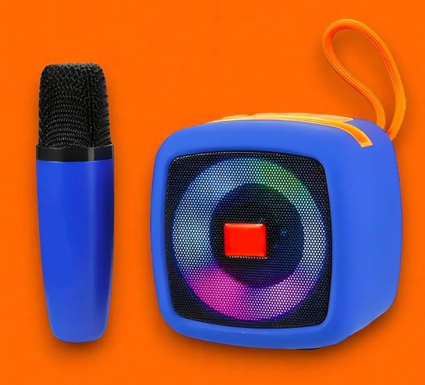 Nilesawar X374 PORTABLE BLUETOOTH SPEAKER Dynamic Thunder Sound Wireless Mic RGB Light 5 W Bluetooth Speaker