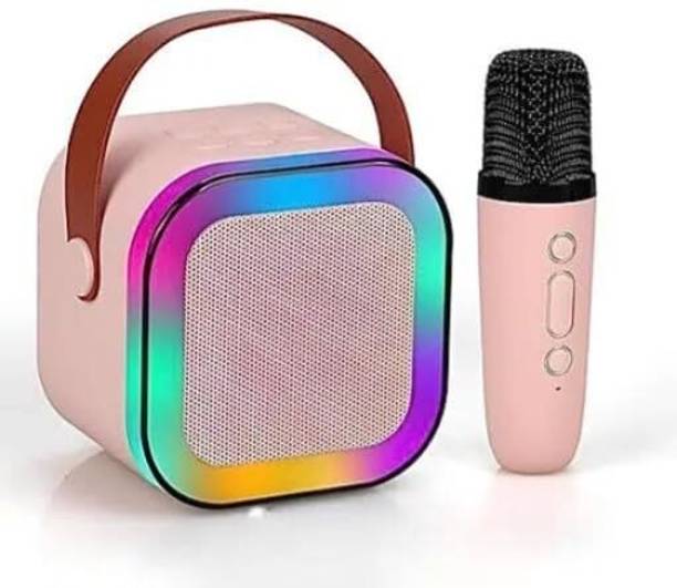 Aura Fusion K12 Mini Karaoke Toy Speaker with Wireless Microphone for Kids Girls and Boys 10 W Bluetooth Speaker