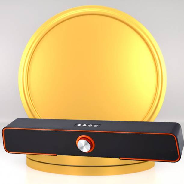 GUGGU Bluetooth Soundbar Speaker with Immersive 3D Surround Sound & 2400mAh BatteyC164 10 W Bluetooth Soundbar
