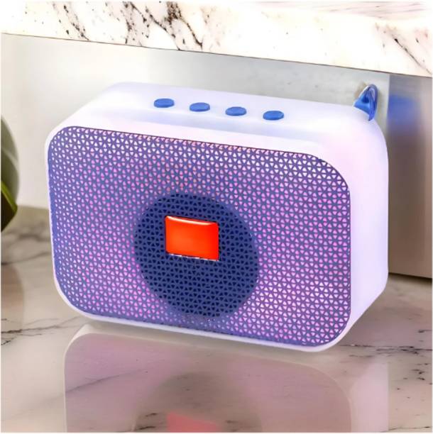 GDS Colorful LED Wireless Speaker with Powerful Stereo Bass and Clear Audio 5 W Bluetooth Speaker