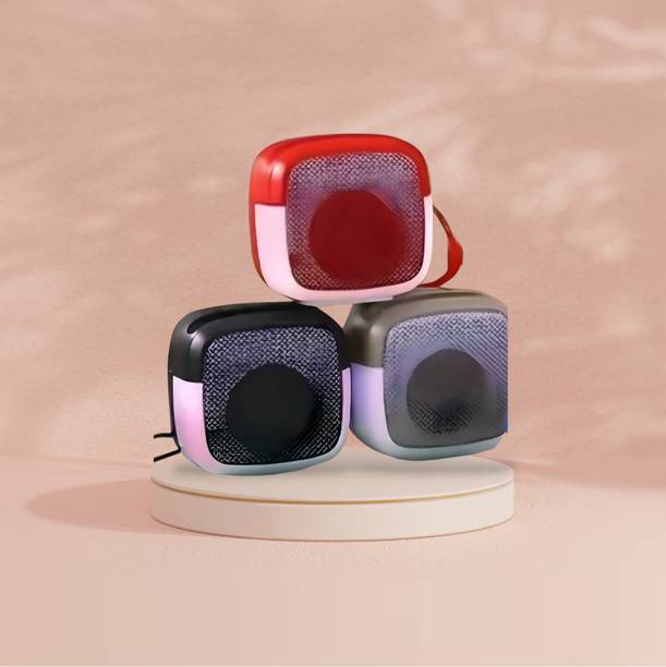 house of common Bluetooth Portable Sound Mega Drop with Colorful LED Waves_RA 5 W Bluetooth Speaker