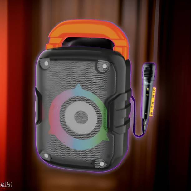 Clairbell 25v_Champ Mini Trolley Speaker: 6hr Playback, 2000mAh Battery, 20W Bluetooth 10 W Bluetooth Speaker