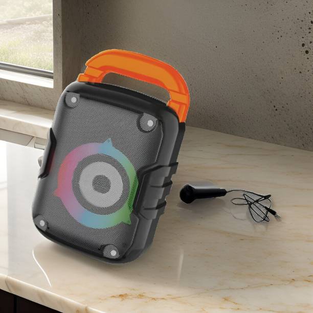 Clairbell 55v_Champ Mini Trolley Speaker: 6hr Playback, 2000mAh Battery, 20W Bluetooth 10 W Bluetooth Speaker