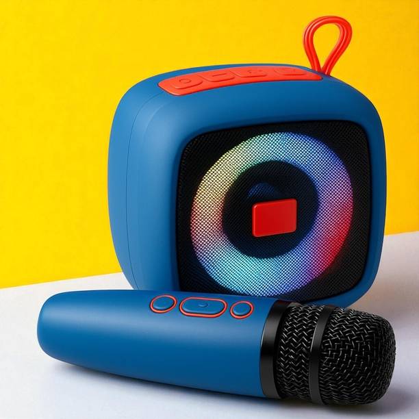 Nilesawar X419 (2-in-1) Bluetooth Karaoke Mic with Speaker – For Kids, Adults & Events 5 W Bluetooth Speaker