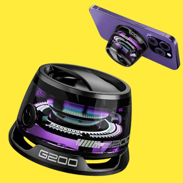 YESMALL Portable Magnetic Wireless Speaker with Deep Bass & LED Lighting T8 5 W Bluetooth Speaker