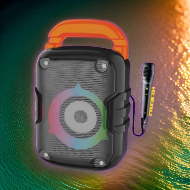 Clairbell 30v_Champ Mini Trolley Speaker: 6hr Playback, 2000mAh Battery, 20W Bluetooth 10 W Bluetooth Speaker