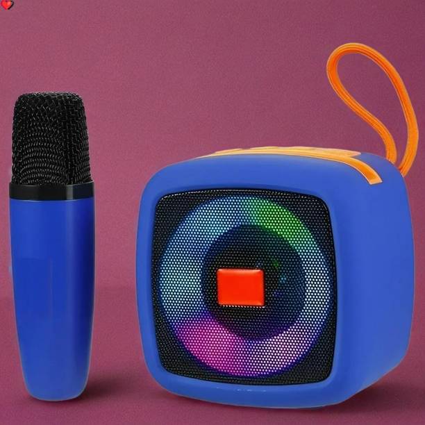 Nilesawar X102 (PORTABLE BLUETOOTH SPEAKER) Dynamic Thunder Sound Wireless Mic RGB Light 5 W Bluetooth Speaker
