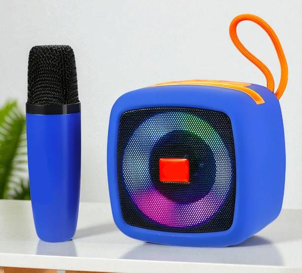 Sagaft X134 Karaoke Speaker with Wireless Mic–Powerful Bass, Echo Control, Rechargeable 5 W Bluetooth Speaker