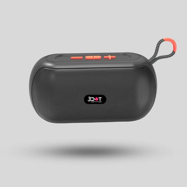 3dot MINO 8W Party Speaker, 14Hrs Playback, BT 5.4, FM, TF/USB, TWS 8 W Bluetooth Speaker