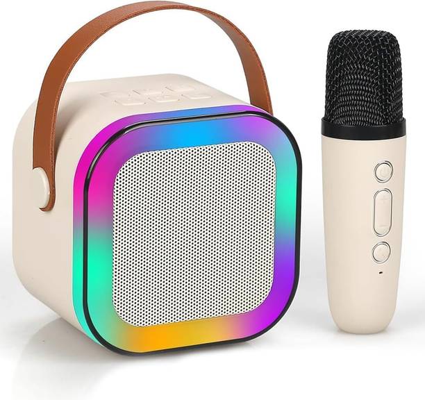 CHG Kids Adults with Wireless Mics Portable Karaoke Bluetooth Speaker 5 W Bluetooth Speaker