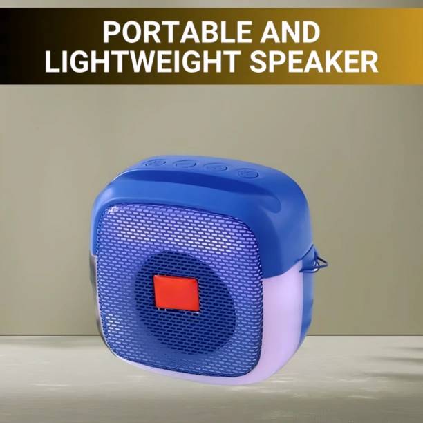 house of common Mini Bluetooth Boombox Rich Audio with Sync LED Light Show_JQ 5 W Bluetooth Speaker