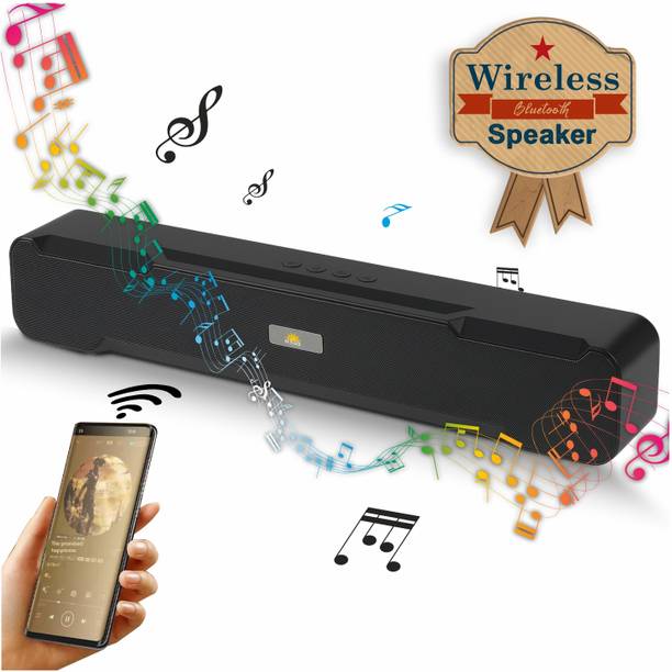 Sunaze Portable Bluetooth Wireless Soundbar Party Speaker, Boom Bass, 5 Hrs, TWS 10 W Bluetooth Speaker