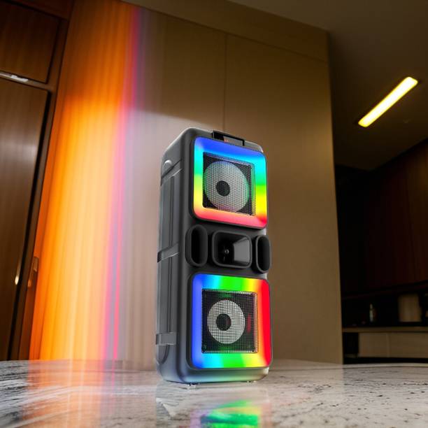 YAROH M50_Pushpa Beast 1200 Bluetooth Speaker with Karaoke Mic & RGB Lights 14 W Bluetooth Speaker