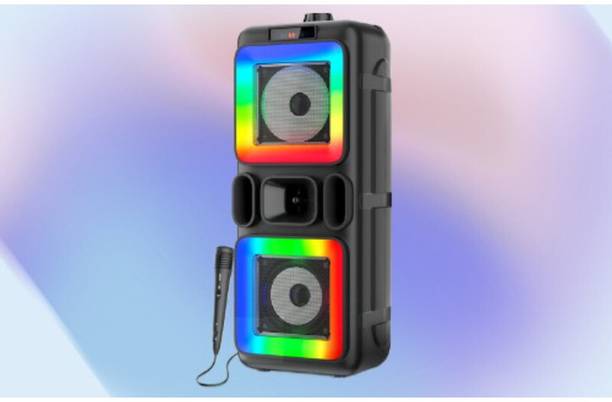 GUGGU L70_Pushpa Beast 1200 Bluetooth Speaker with Karaoke Mic & RGB Lights 14 W Bluetooth Speaker