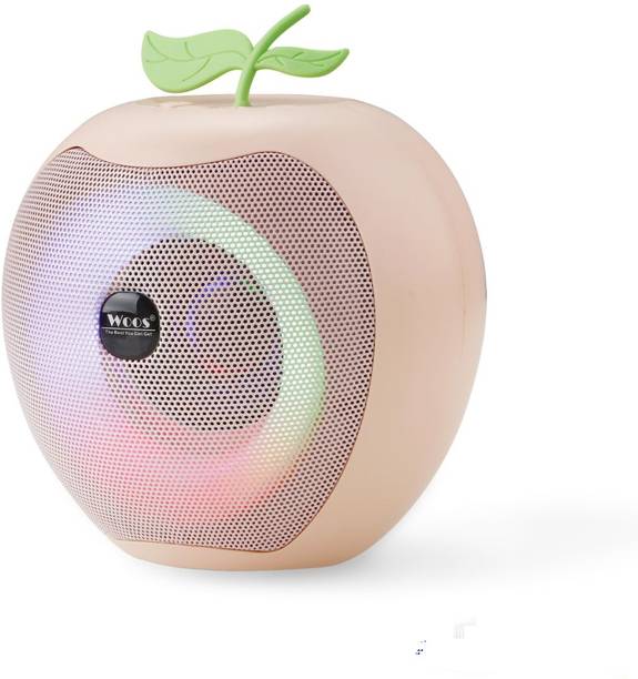 WOOS New apple shape Bluetooth Speaker with RGB Light Super Bass 5 W Bluetooth Speaker