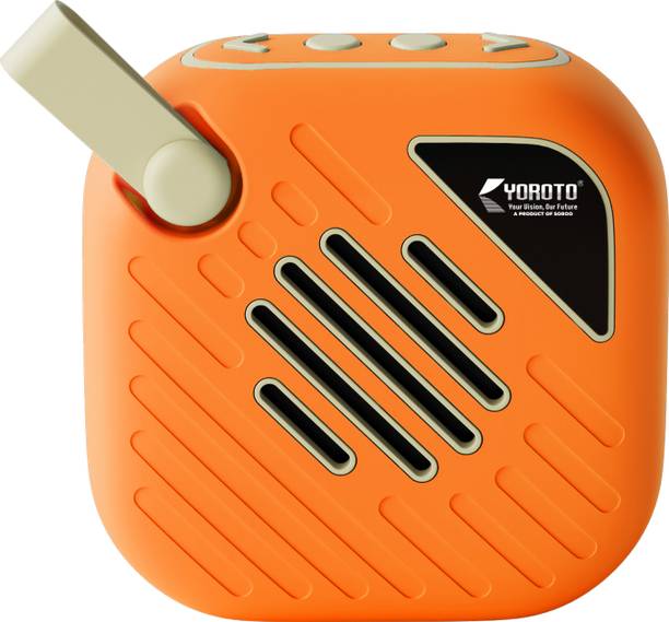 YOROTO Portable Wireless Speaker With Thunder Sound & 4Hr Playtime 6 W Bluetooth Speaker