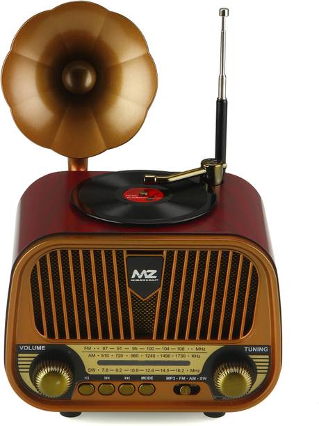 MZ M427SP (RETRO RADIO SPEAKER) Multi-Functional Features with High Power & 1500mAh 5 W Bluetooth Speaker