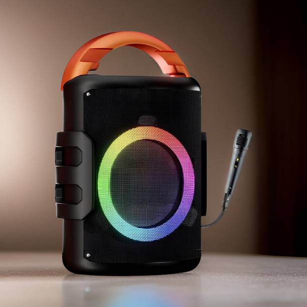 Clairbell 32v_Champ Mini Trolley Speaker: 6hr Playback, 2000mAh Battery, 20W Bluetooth 10 W Bluetooth Speaker