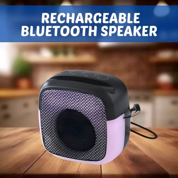 GDS Portable Party Speaker Heavy Echo with Multi-Color Light Sync_YY 5 W Bluetooth Speaker
