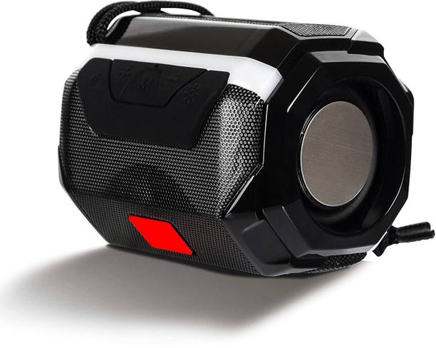 Deeshora Powerpact bass & stereo audio color changIng led Light wireless portable 5 W Bluetooth Speaker