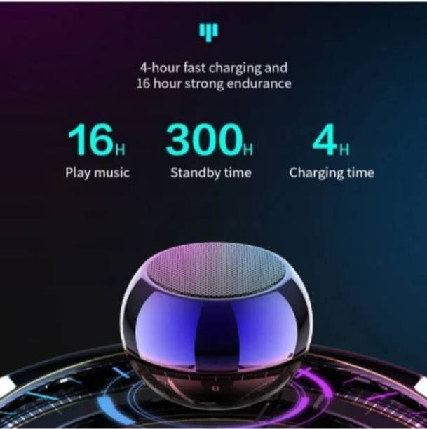 VINEWORD M3 PLUS WIRELESS SMALL BLUETOOTH SPEAKER WITH BIG SOUND METAL SHINE BODY L182 48 W Bluetooth Speaker