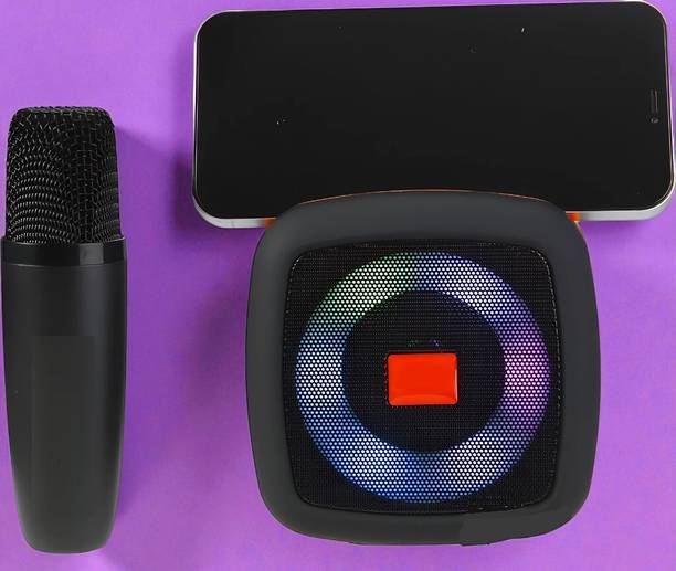 Ziddjeet X121 Wireless Bluetooth Speaker with Karaoke Mic – Portable Party Sound System 5 W Bluetooth Speaker