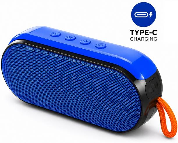 Sulfur Powerpact Stereo Audio Type-C Fast Charging|Dynamic Bass & IPX6 Waterproof 5 W Bluetooth Gaming Speaker
