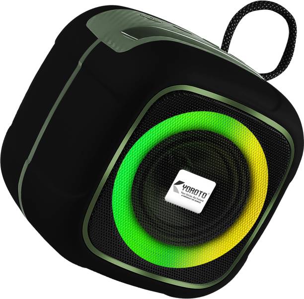 YOROTO Wireless Bluetooth Speaker with Deep Bass, RGB Light & 10W Powerful Sound 10 W Bluetooth Speaker