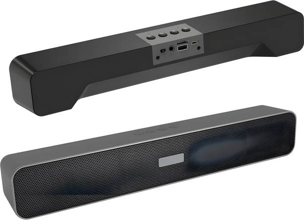RZW High Sound Quality tv Sound Bar with detachable subwoofer SoundBar surround 16 W Bluetooth Speaker
