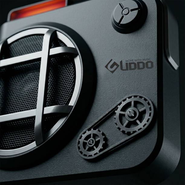 uddo Zoom Bluetooth Speaker Dual Pairing & FM Radio RGB LED 10 W Bluetooth Speaker