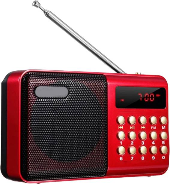 otoobest Pocket FM Radio Bluetooth Speaker, Hidden Antenna, 6W|12 Hours AUX, SD Card, USB 6 W Bluetooth Speaker
