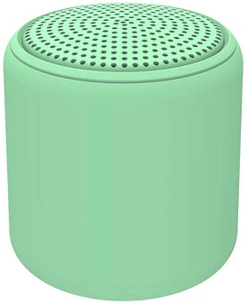 Augen TWS Mini Bluetooth Speaker 3W with Mic & Deep Bass, Green 3 W Bluetooth Speaker