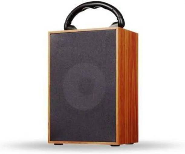 Buywithrs Wooden Speaker Box with Bluetooth Connectivity – Portable Design 10 W Bluetooth Speaker