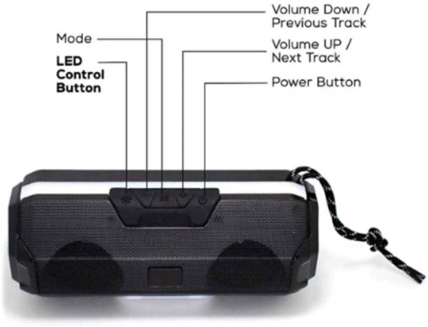 YAROH JKL_902A_BLUETOOTH SPEAKER A006 COMPATIIBLE WITH ALL DEVICE & WITH USB,SD SLOT 48 W Bluetooth Speaker
